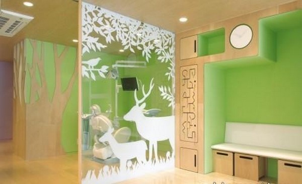 Интерьер детской стоматологической клиники от Teradadesign Architects. Токио, Япония фото