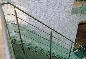 Лестницы из стекла в интерьере